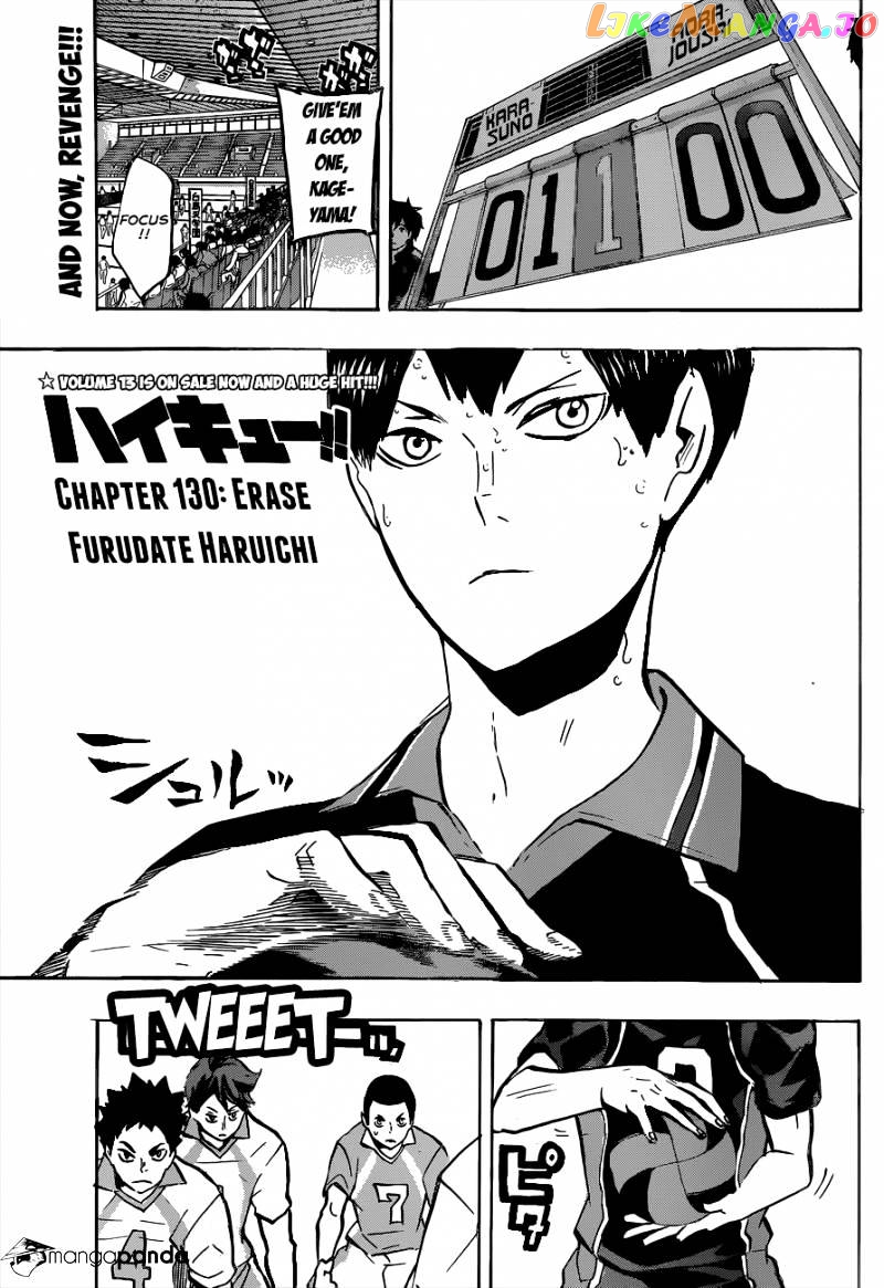 Haikyuu!!, Chapter 130 image 02
